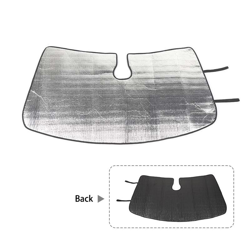 Car Front Windshield Sunshade Window Shade Foldable Sun Visor Car Cover Fit for Dodge RAM 2018 Up Intrerior Accessories