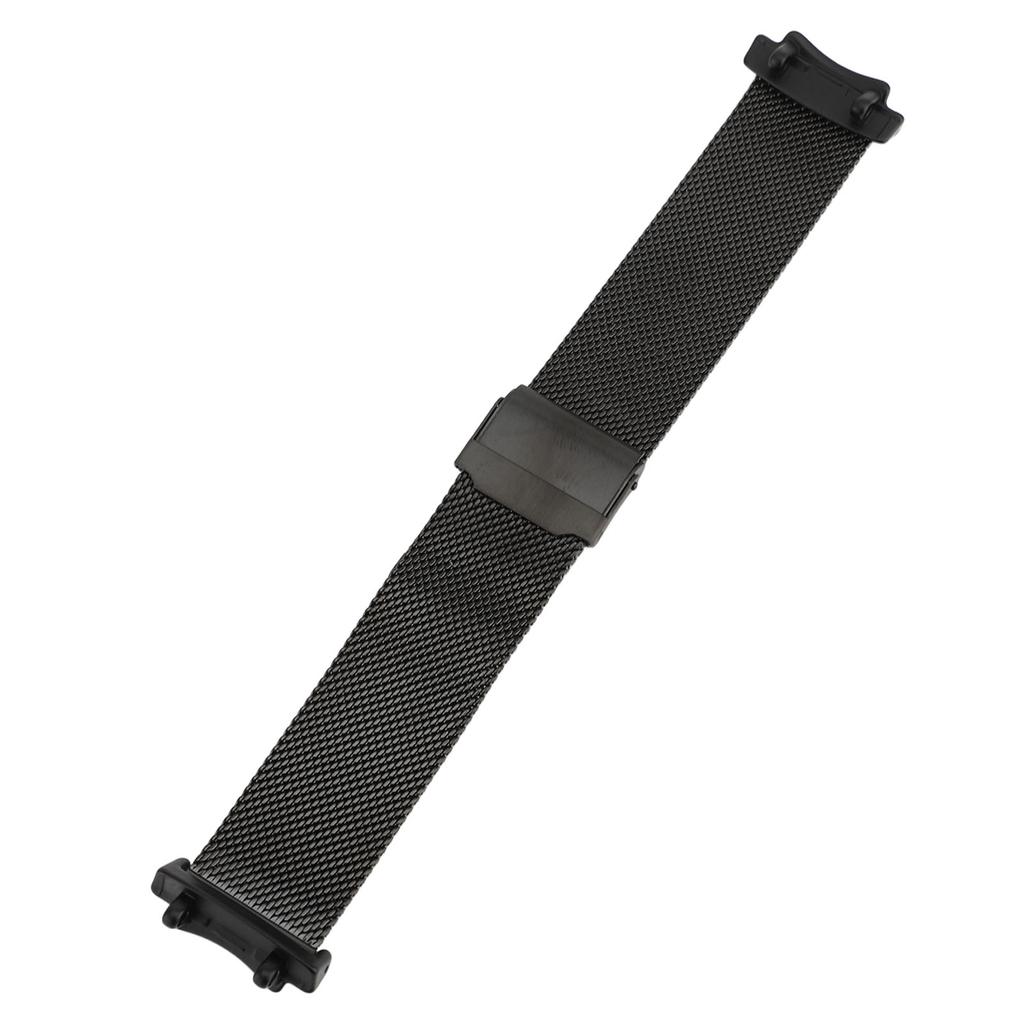 Metal Mesh Watch Band Smart Watch Replacement Band Adjustable Watch Strap for T Rex 3 Black