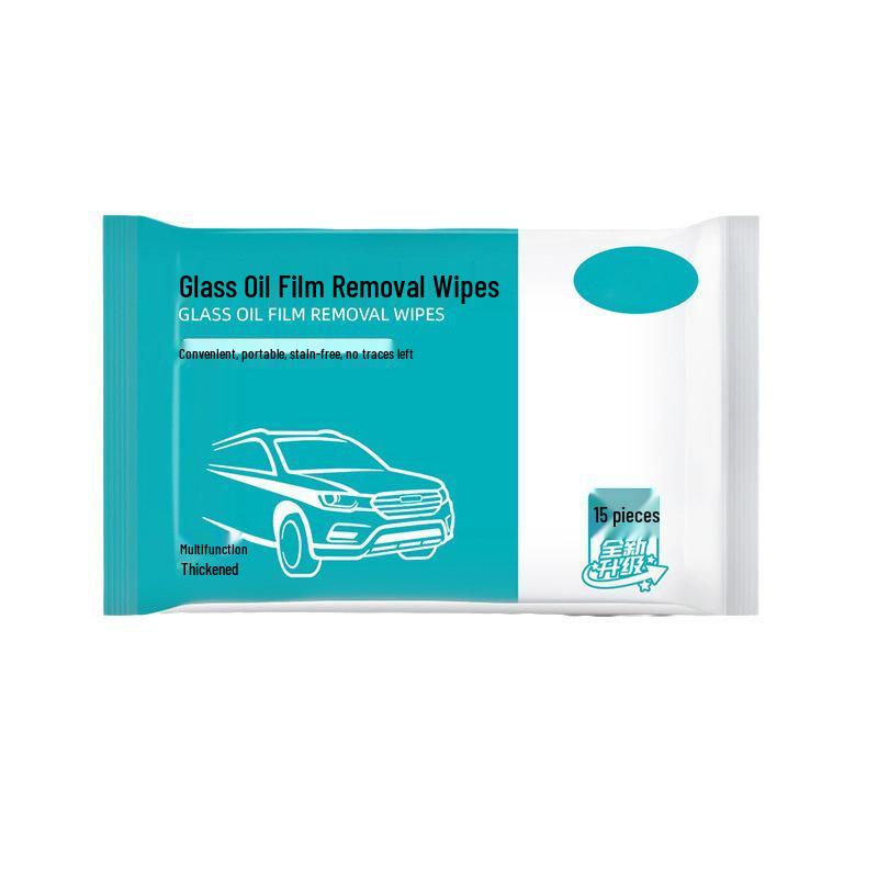 Car Windshield Oil Film & Stain Removal Wipes – No Rinse Needed