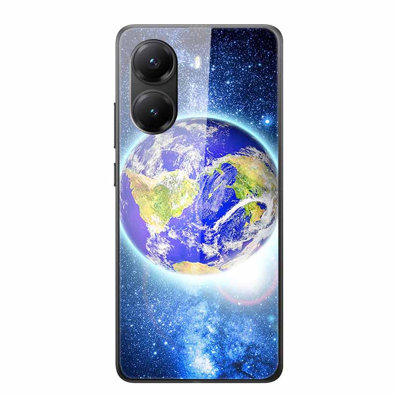 Tempered Glass Case For Xiaomi Poco X7 Pro Case Hard Glass Back Cover Soft TPU Bumper For Redmi Turbo 4 Phone Case X7Pro Turbo4