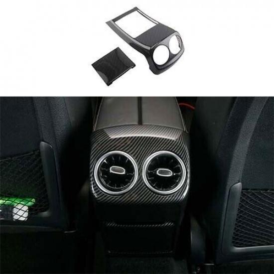 Panel For Benz A-Class CLA -23 Cover Trim Carbon Fiber Rear Air Outlet Vent