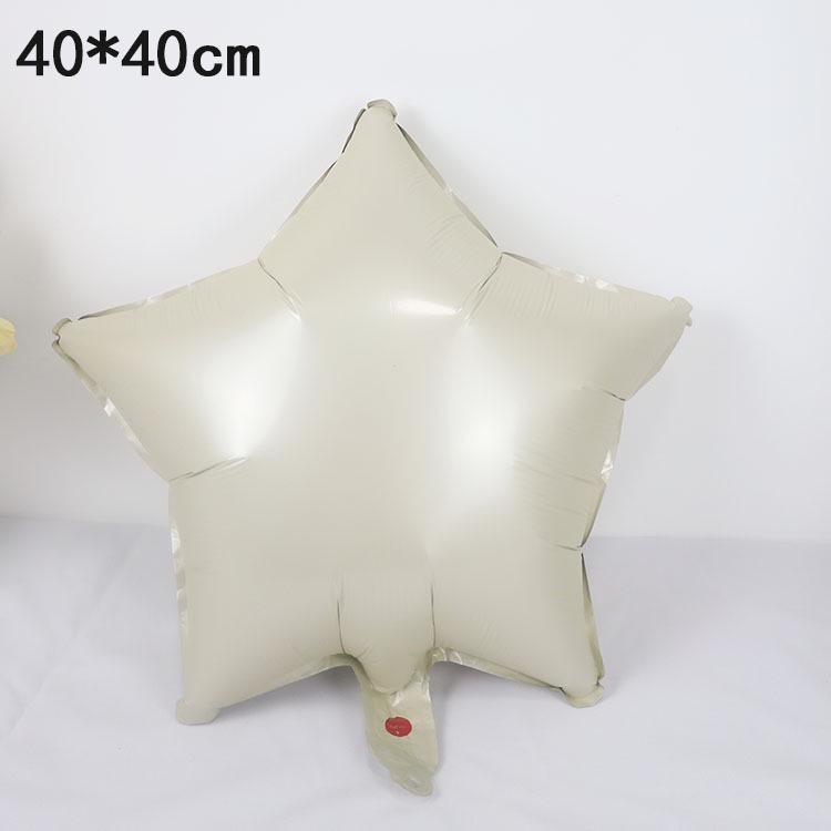 40-Inch American Caramel Cream Number Balloons - Birthday Party Decoration Slim Aluminum Foil Balloons