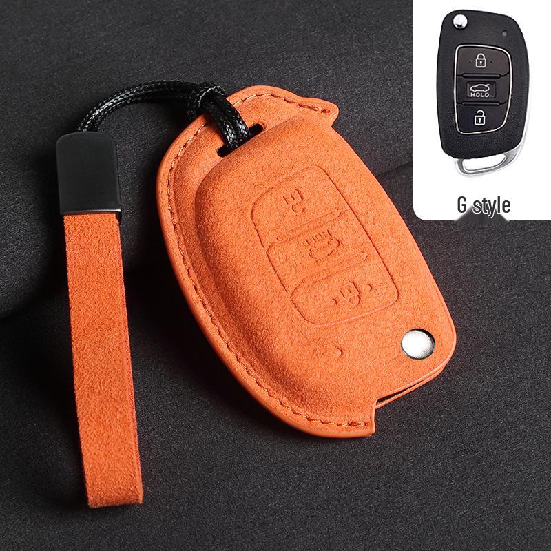 Hyundai Elantra 16/Yuena/ix25 Folding Key (Green 3D)