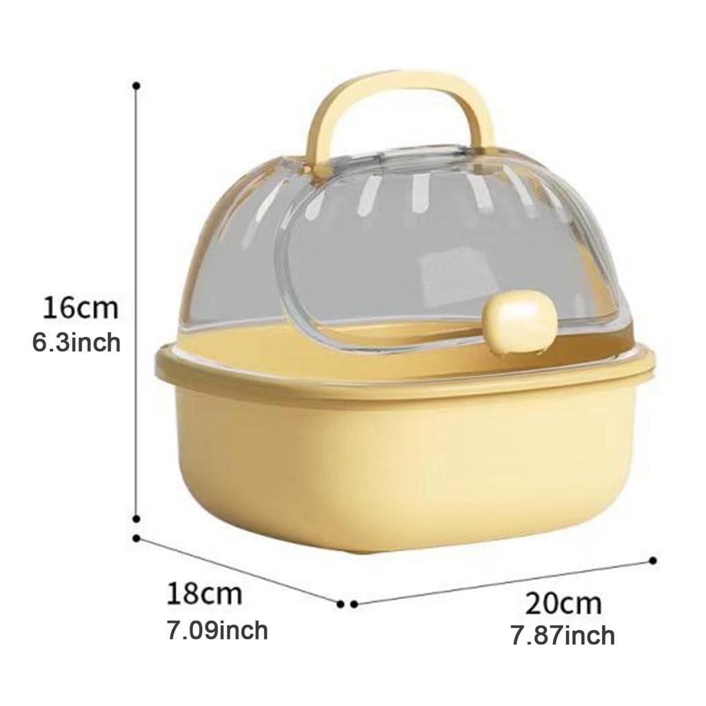 Hamster Carry Case Cage Hamster Travel Carrier for Squirrel Ferrets Outdoor