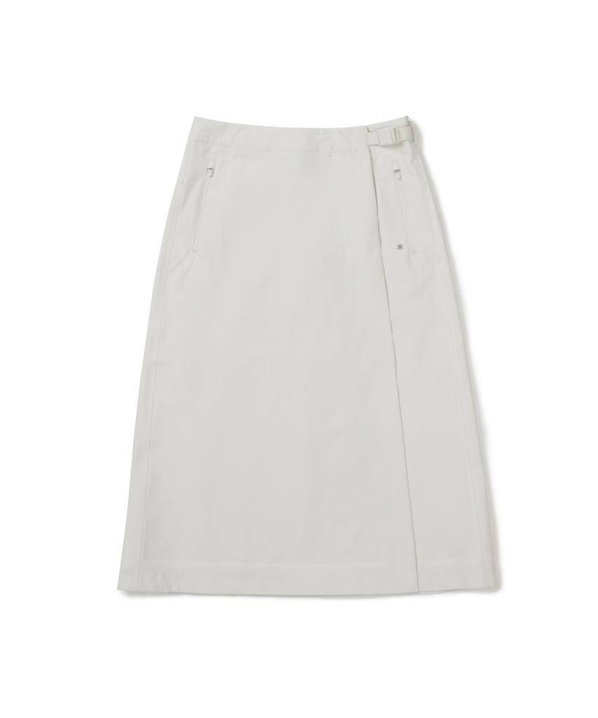 Snow Peak Apparel Dry Peak Lightweight 3L Women'S Waterproof Wrap Skirt (S26Zwpsk07) Ivory