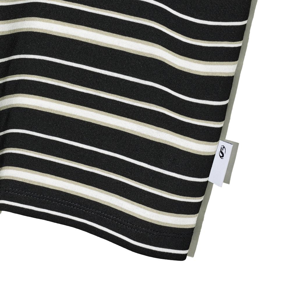 FILLUMINATE Monoline Stripe T-Shirt - Black