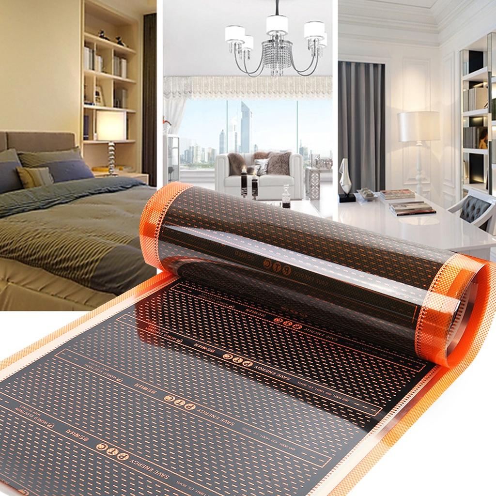 Infrared Low Power Consumption Energy Saving PTC Self Regulating Underfloor Warm Floor Carbon Heating Film New AC 200~240V 50/60Hz