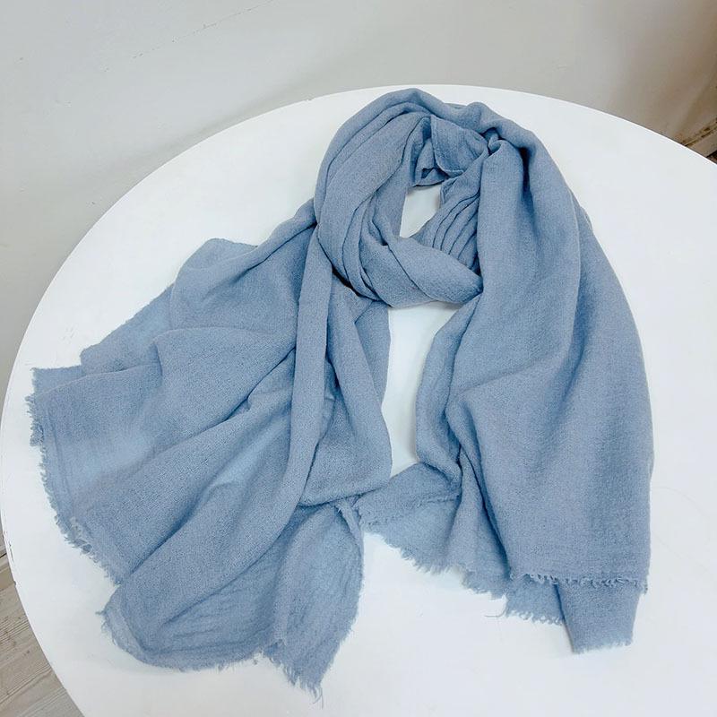 2023 Dark Gray Plus Size Wool Scarf for Women - Long, Warm, Versatile Winter Shawl