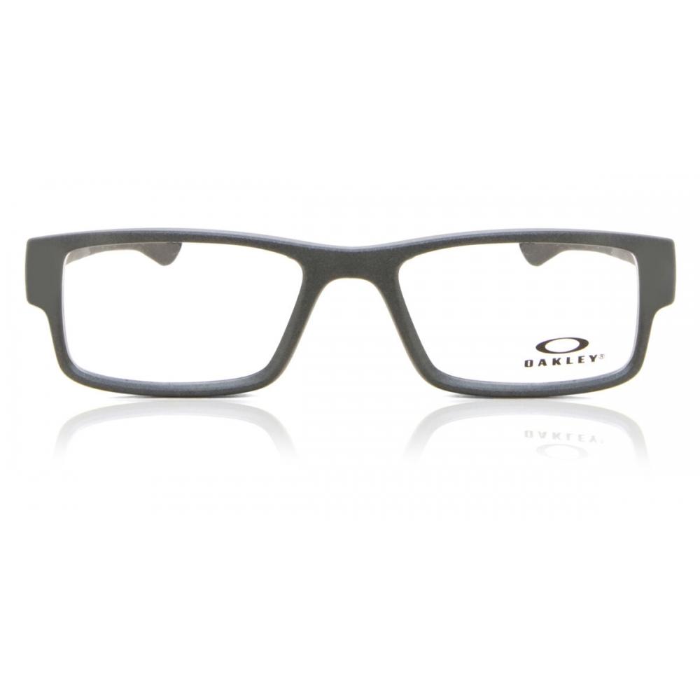

Oakley Ox8046 Airdrop 804613 Men Eyeglasses Satin Light Steel Black/53-18-143