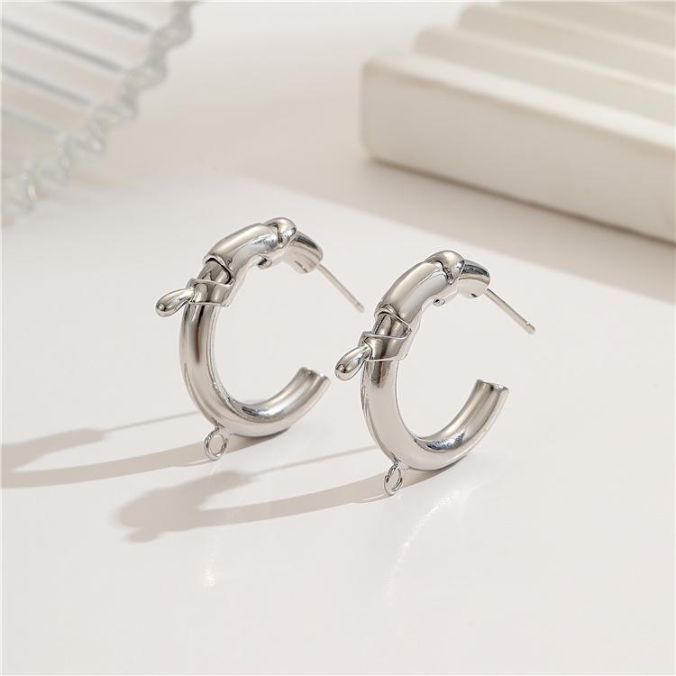 European-American Metal Circle Earrings: High-End Irregular Hoop, Exaggerated Personality Ear Studs & Cuffs for Women