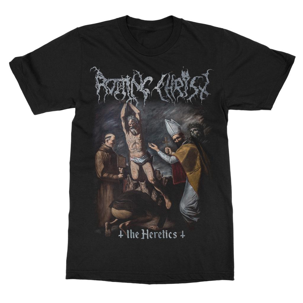 Greek Extreme Metal Band Rotting Christ Graphic Print Tshirts Men Women Cotton Unisex Short Sleeve Fashion Casual Vintage Tops