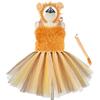 Halloween Lion Costume for Girls - Versatile, Playful, and Adorable Party Dress for Children's Stage Performances Animal Costume