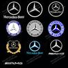 2Pc LED Car Door Welcome Light Logo Laser Projector Lamp For Mercedes Benz E C Class W205 W212 ML AMG W177 W247 W176 GLA GLC GLE