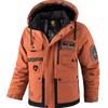 Men's Thick Padded Jacket Outdoor Warm Winter Men's Hooded Jackets Waterproof