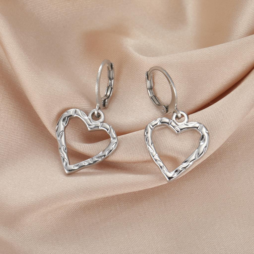 Xiaomi Skyrim Gold Color Stainless Steel Women's Earrings Heart Starfish Sun Pendant Hoop Earrings Fashion Jewelry Gift Wholesale