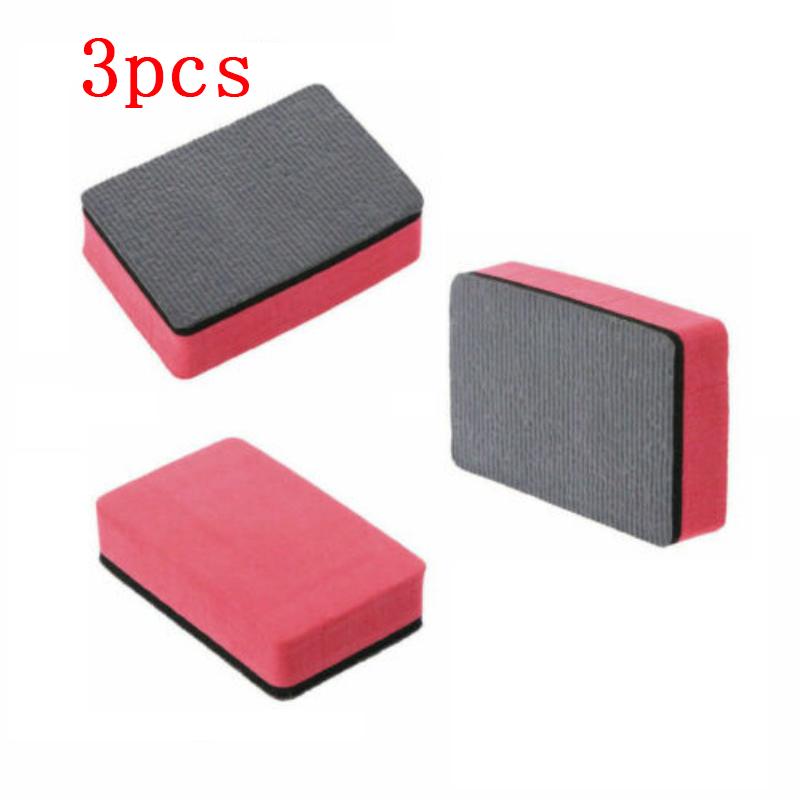 1/2/3Pcs Car Clay Bar Pad Sponge Block Cleaning Eraser Wax Polish Pad Tools Red Car Sponge 8.5*5.5*2cm Automotive Care