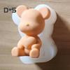 Chocolate Mold Safe No Residue Non-stick Silicone Bear Heart LOVE Pattern Baking Mould for Valentine's Day