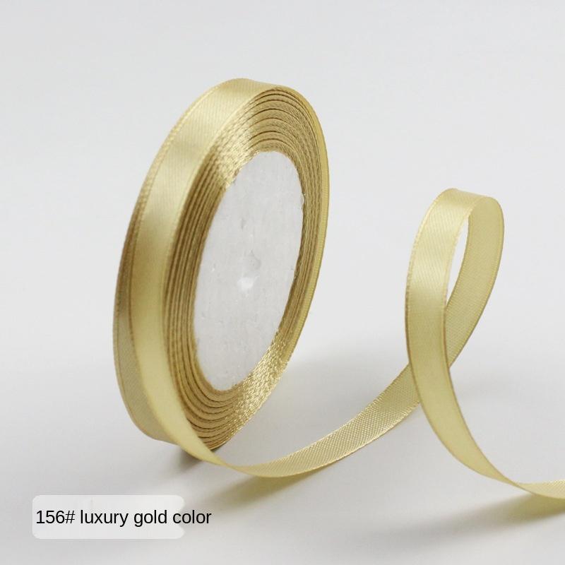 

25 ярдов/рулон (22 метра) Атласные ленты для упаковки подарков на свадьбу, день рождения, вечеринку, Рождество, Хэллоуин, фестиваль, самодельные ленты для поделок 6mm