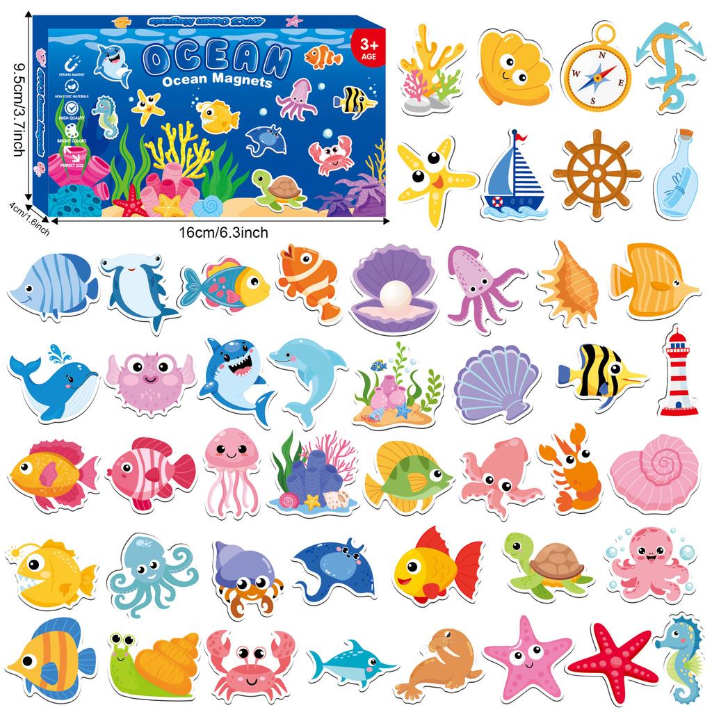 Food Refrigerator Stickers Cute Cartoon Children's Kitchen Home Decoration DIY Fun Food Soft Magnetic Refrigerator Stickers