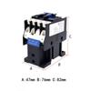 AC-kontaktor 12A 3P+1NO/1NC Skinneinstallasjon lc1d CJX2- 1210 1 normalt åpen kontakt / CJX2- 1201 1 normalt lukket kontakt