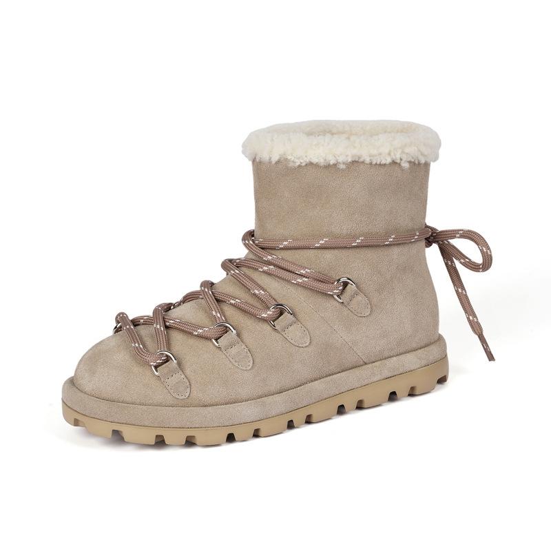 

Независимая модель, открывающая новые женские зимние ботинки, флисовые и меховые хлопковые туфли, кожаные женские туфли на платформе 39 темные хаки