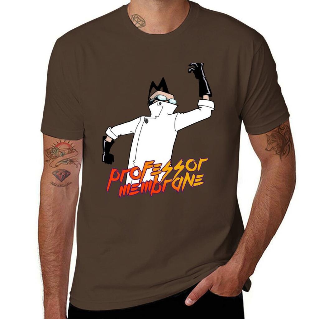 Professor Membrane T-Shirt Sports Fans Anime Clothes Cute Tops Short Sleeve Tee Heavy Weight T Shirts for Men