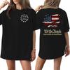 Women Casual Crew Neck Short Sleeve T Shirt 250th Anniversary Graphic Print Loose Fit Lightweight Top