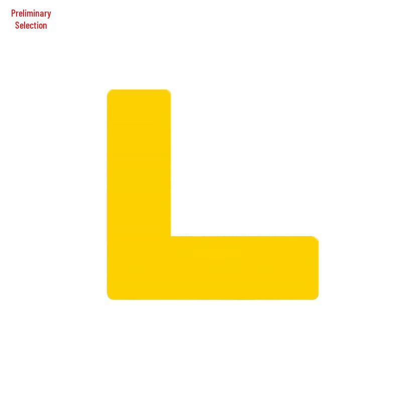 L-shaped Floor Marking Stickers