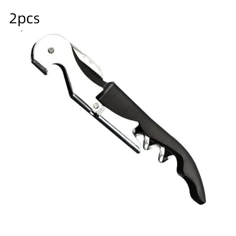 

Creative Hippocampus Stainless Steel Wine Corkscrew Beer Bottle Cap Remover Cutter For Kitchen Tools Bar Home Accessories 2pcs