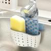 Double Layer Faucet-Mounted Sink Hanging Rack – Multipurpose Sponge Holder & Storage Basket, Kitchen Sink Accessories