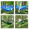 Portable Travel Hammock Foldable Storage Hiking Hammock High Quality Outdoor Hammock  Outdoor Use