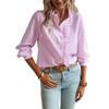 Diyun Women's Long-Sleeve Shirt - 2025 Spring/Summer Collection, European/American Style, Elegant Commuter Top