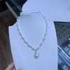 French Light Luxury Irregular Baroque Pearl Necklace