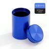 Mini Portable Sealed Jar Travel Moisture-proof Solid Color Nut Candy Food Storage Container Tea Can Metal Box Stainless Steel