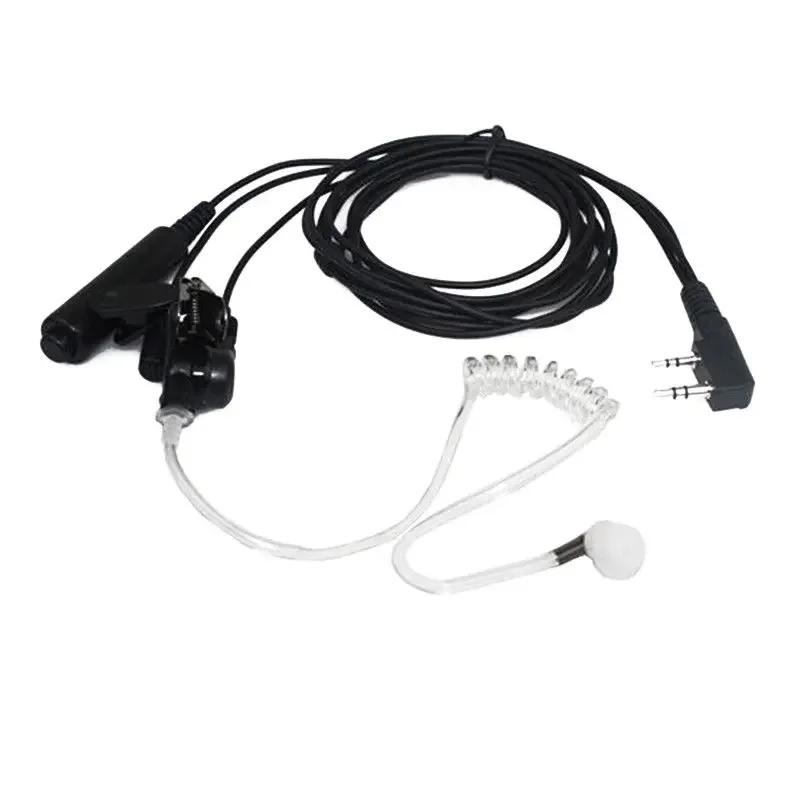 New Style 3 Wire Pro Covert Acoustic Tube Earpiece Headset PTT Mic Microphone for Kenwood Pro-Talk XLS TK BAOFENG UV-5R Radio