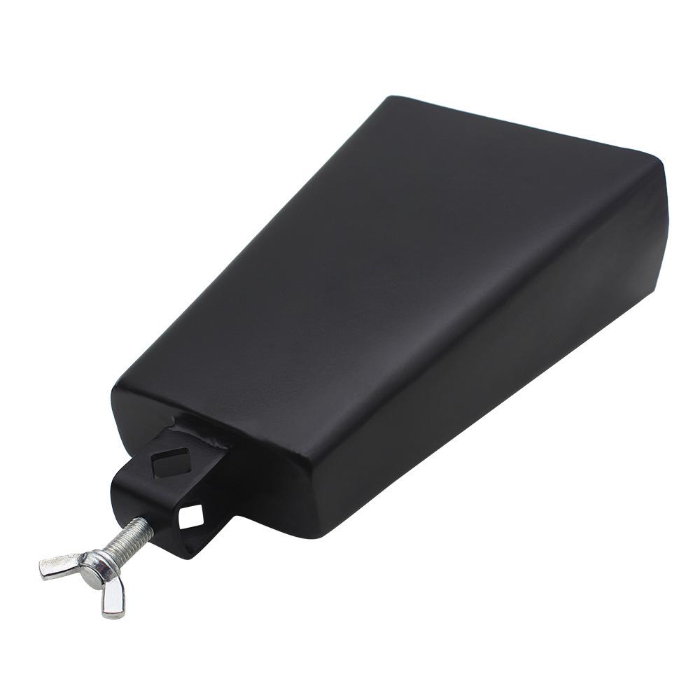 8-inch Black Metal Iron Cowbell Stand - Orff Percussion Drum Accessory