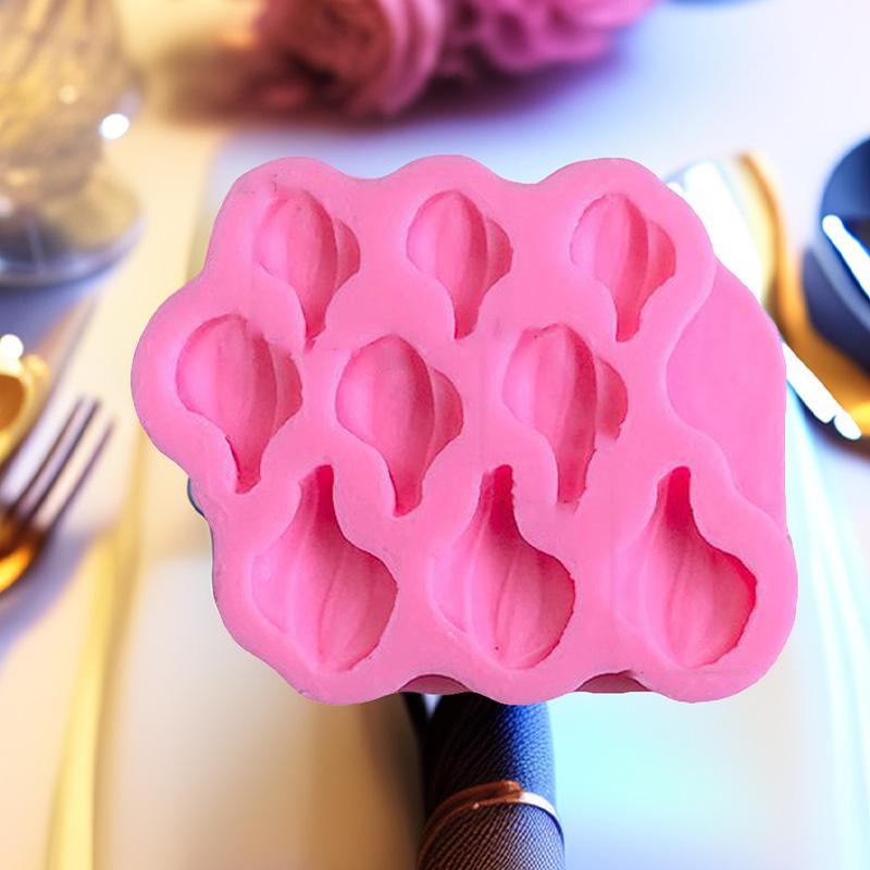 1 Piece Yegesanghua Silicone Mold Tulip Baking Tool Handmade Mold Decorative Silicone Ornament