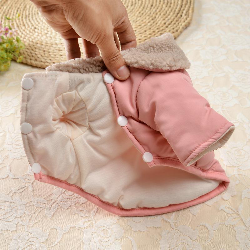 Winter Pet Coat Thermal Insulated Four-Legged Fleece Pet Jacket for Small Meidum Dogs Cats Warm Winter Apparel