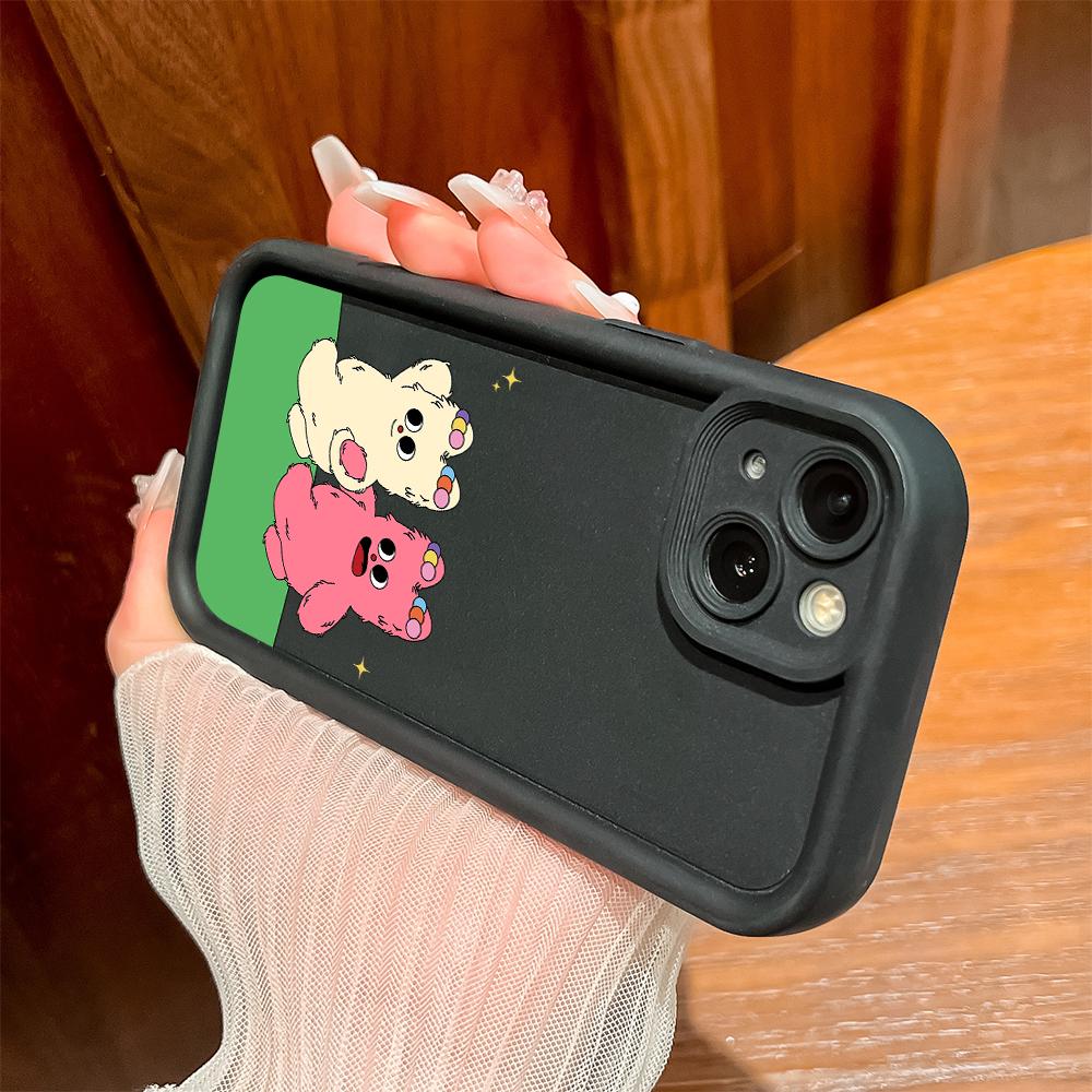 Soft Silicone Phone Casing Full Cover Camera Shockproof Protection Case for Samsung Xiaomi Redmi Poco