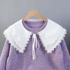 Perfect Match Linbaiway Fake Collar Scarf For Women Shirt Detachable Collars Sweet Lace White False Collar Faux Col Female Nep Kraagie
