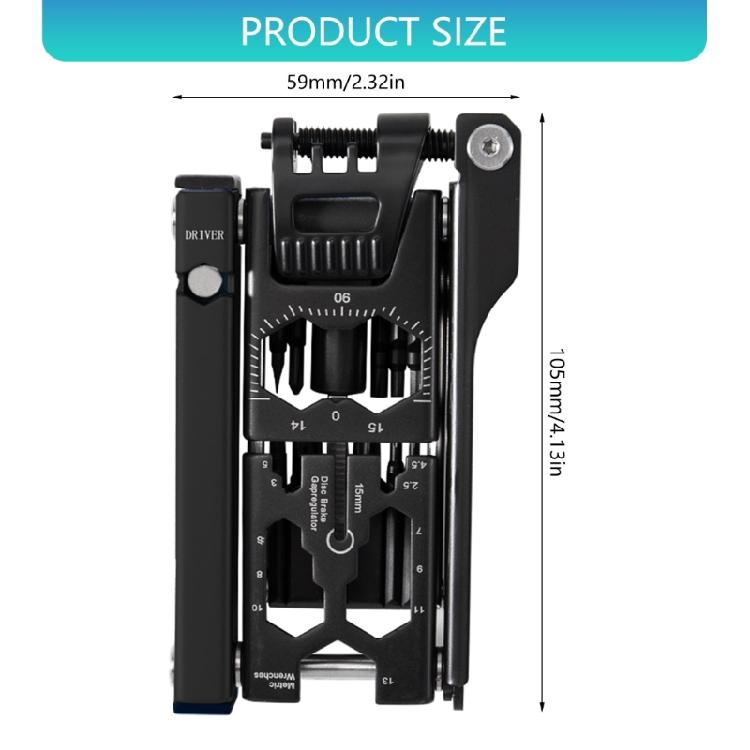Multifunctional Cyclists Repair Toolset Bicycles Repair Wrench Bicycles Cycling Tool Travel Bicycles Maintenance Wrench