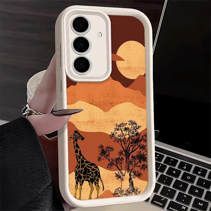 Phone Case for Samsung Galaxy A17 A16 A15 A14 A13 Giraffe Animal Pattern A56 A36 A26 A55 A35 A25 A54 A34 A24 A53 A33 A23 A07 A06