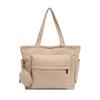 Japanese and Korean Large-capacity Tote Bag Women's Fashion Commute To Work and Class Shoulder Bag Canvas Bag Messenger Bag Underarm Bag