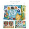 Children's Educational Busy Book Set: Cartoon Sticker and Flap Pack for Early Learning