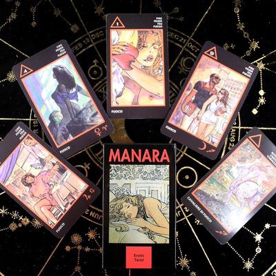 Tarocchi Durevoli Vividi Versione inglese completa Regali per giochi per feste in famiglia per Manara