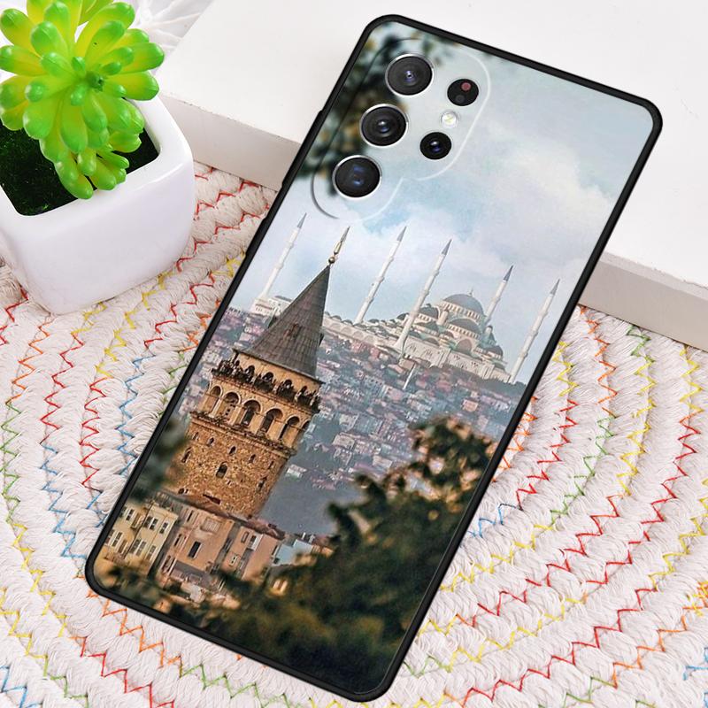 Turkey Istanbul Scenery TPU Phone Case For Samsung Galaxy note 10 pro S26 S25 S24 S23 S22 Ultra Plus S21 FE S20 Shockproof Cover