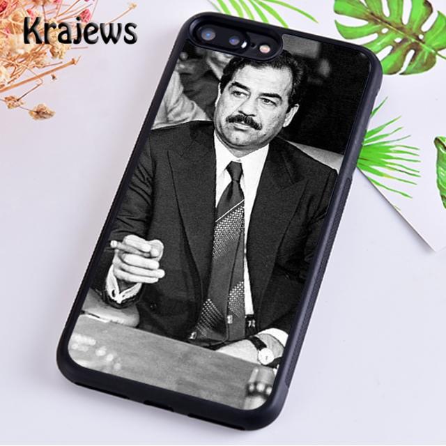 Krajews Arabic Iraq Saddam Hussein Phone Case Cover For iPhone 16 15 SE2020 14 6 7 8 plus 11 12 13 pro max coque Shell Fundas