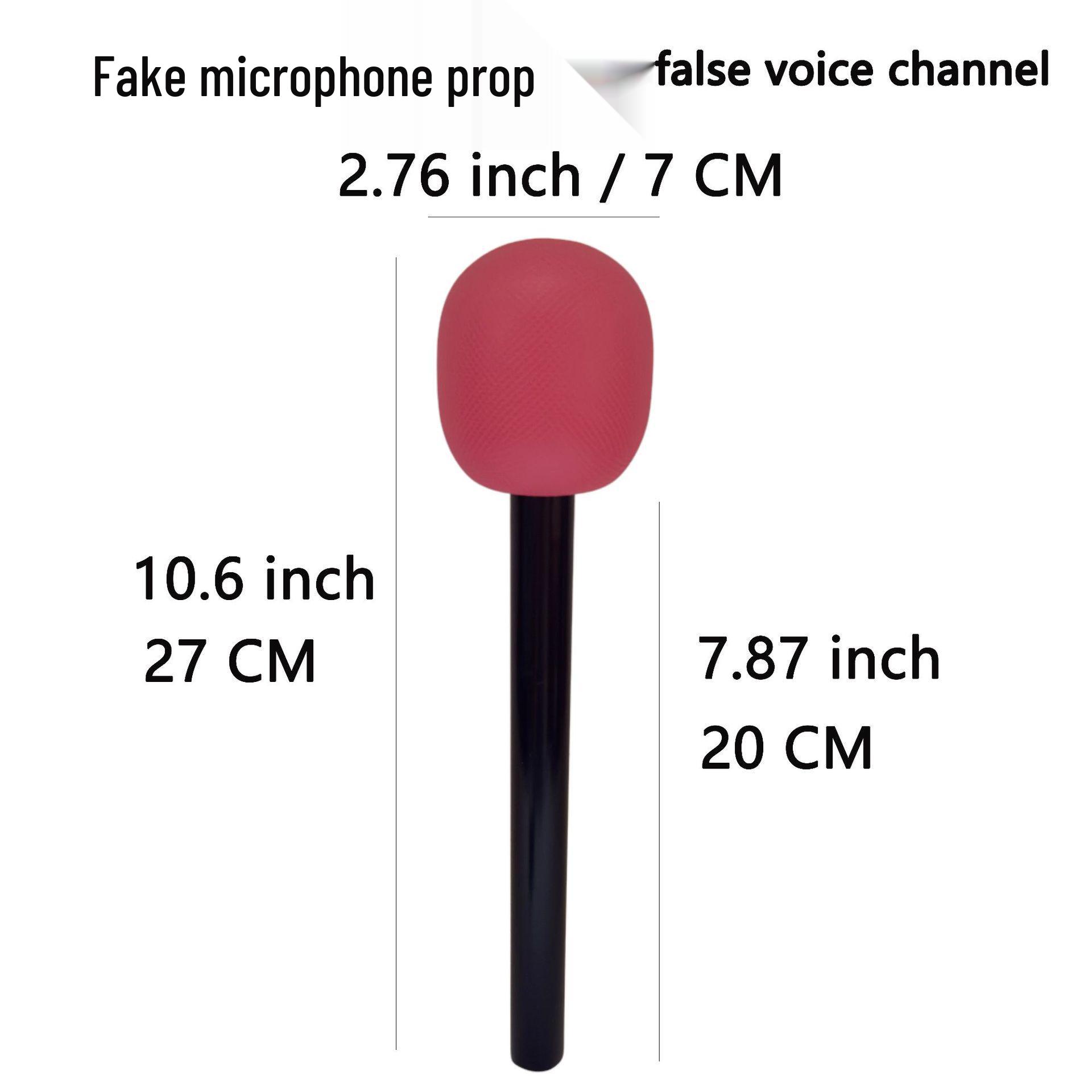Festival Party Props: Plastic Simulation Microphone Toy Plastic Toy Microphone Prop розы красного