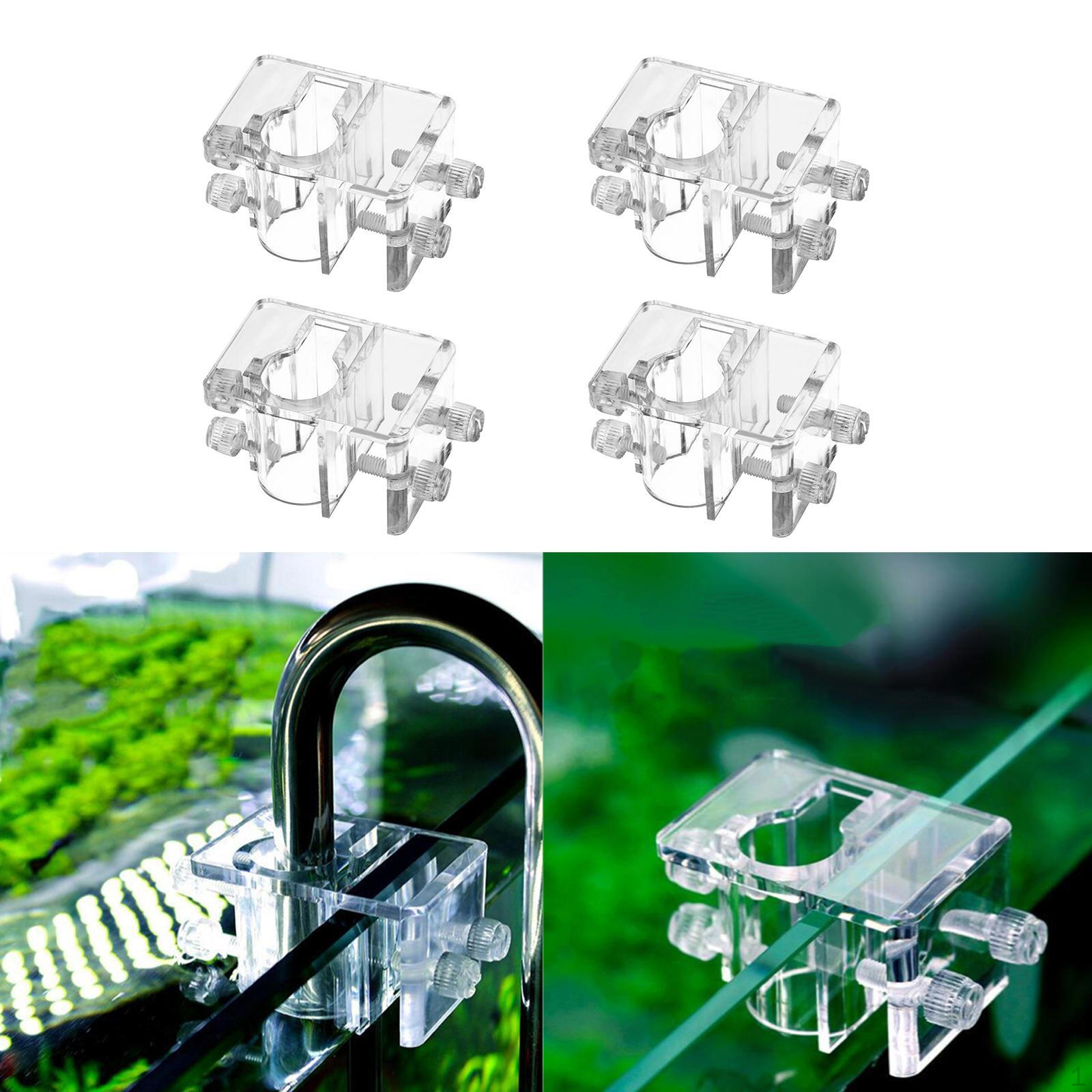 

4 шт. Акриловый держатель для мягкой трубки для аквариума для удержания шланга насоса for 22mm