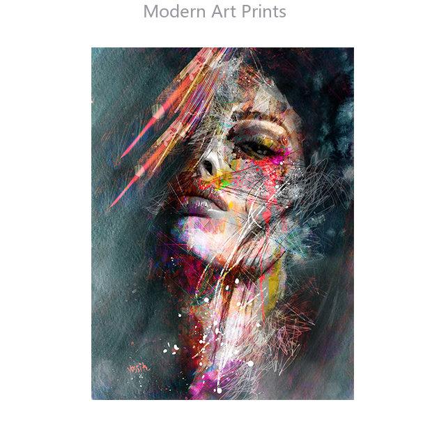 

Красочный женский портрет Граффити Арт Постеры Принт Абстрактная Скандинавская Девушка Холст Картины на Стену Арт Картинки для Домашнего Декора 21x30cm No Framed